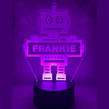 Load image into Gallery viewer, Personalized Robot LED Night Light