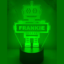 Load image into Gallery viewer, Personalized Robot LED Night Light