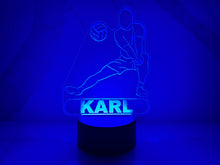 Load image into Gallery viewer, Personalized Volleyball LED Night Light.