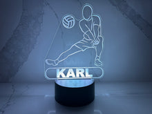 Load image into Gallery viewer, Personalized Volleyball LED Night Light.