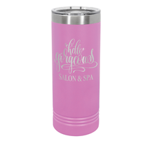 Load image into Gallery viewer, Insulated Personalized Skinny Tumbler (22oz)