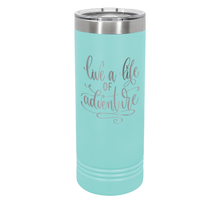 Load image into Gallery viewer, Insulated Personalized Skinny Tumbler (22oz)