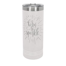 Load image into Gallery viewer, Insulated Personalized Skinny Tumbler (22oz)