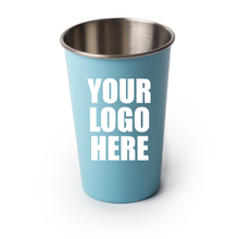 Load image into Gallery viewer, Personalized Pint Metal Cup (16oz)