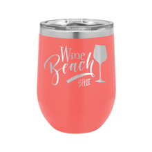 Load image into Gallery viewer, Insulated Personalized Wine Tumbler (12oz)