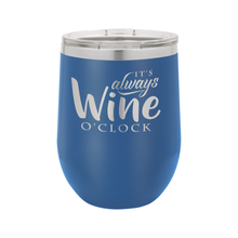 Load image into Gallery viewer, Insulated Personalized Wine Tumbler (12oz)