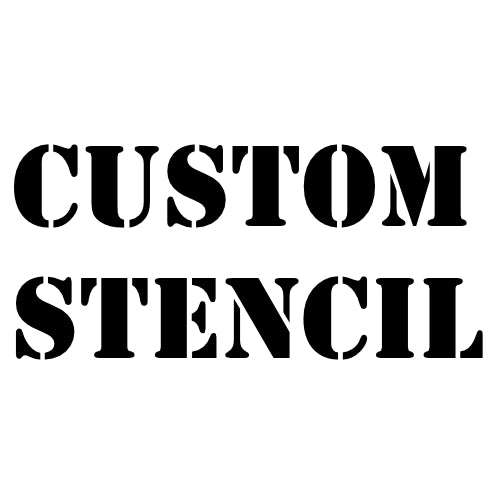 Custom Stencil - STENCIL font