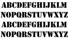 Load image into Gallery viewer, Custom Stencil - STENCIL font
